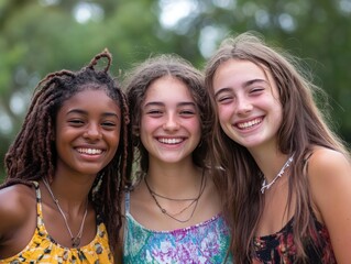 Fototapeta premium Youth climate activism initiatives, empowering eco-conscious teens