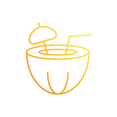 Coconut  vector icon