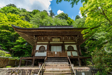 Obraz premium 女人高野室生寺 護摩堂 奈良県宇陀市室生