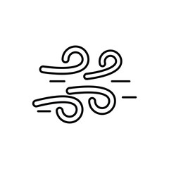 Wind vector icon