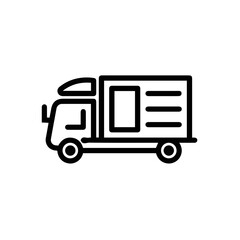 Truck icon symbol vector illustration
