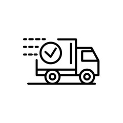 Truck icon symbol vector illustration
