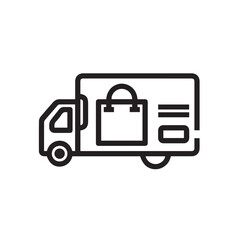 Truck icon symbol vector illustration
