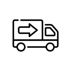 Truck icon symbol vector illustration
