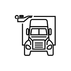 Truck icon symbol vector illustration
