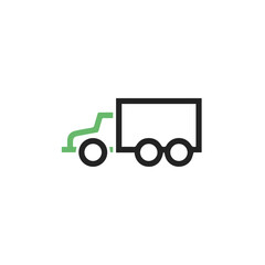 Truck icon symbol vector illustration

