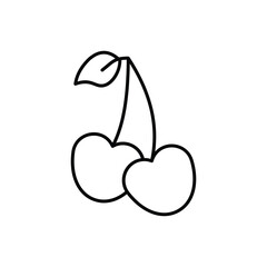 Cherries  vector icon