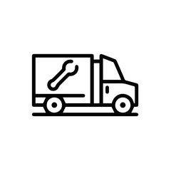 Truck icon symbol vector illustration
