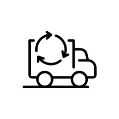 Truck icon symbol vector illustration
