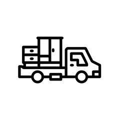 Truck icon symbol vector illustration
