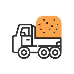 Truck icon symbol vector illustration
