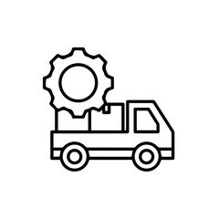 Truck icon symbol vector illustration
