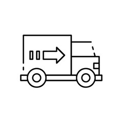 Truck icon symbol vector illustration

