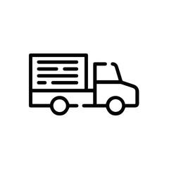 Truck icon symbol vector illustration

