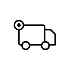 Truck icon symbol vector illustration
