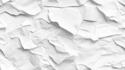 Fototapeta premium white paper texture backgrounds, old grunge wrinkled paper seamless pattern 