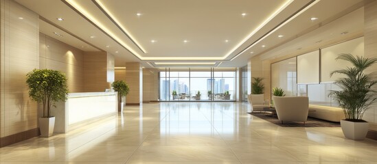 Modern Luxury Hotel Lobby Interior Design