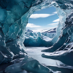 Obraz premium mountains ice - 44