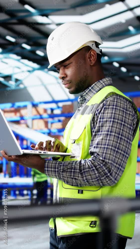 Poster warehouse automation and osha inspection