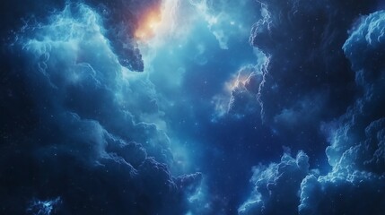 Fototapeta premium 宇宙と星と銀河