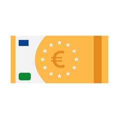 Euro banknote vector illustration