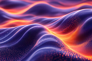 Obraz premium There are pointillisms, reds, purples, pulses, noises, and background colors