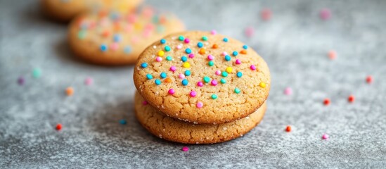 Delicious Sprinkled Sugar Cookies: A Sweet Treat