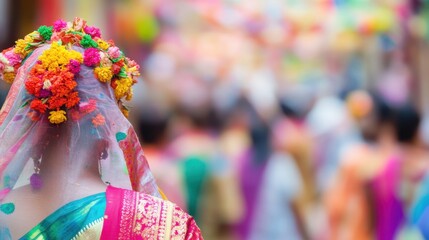 Bengali New Year is celebrated with colorful attire, sweets, and joyful smiles all around