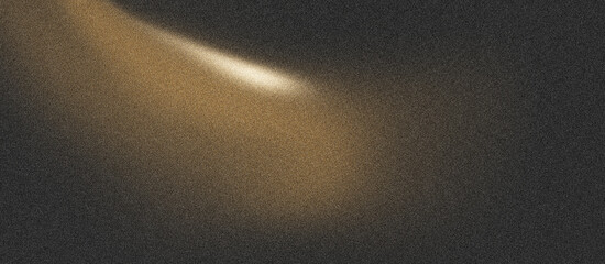 Grainy black dark brown light gradient background blazing light brown and noise texture effect banner in the background