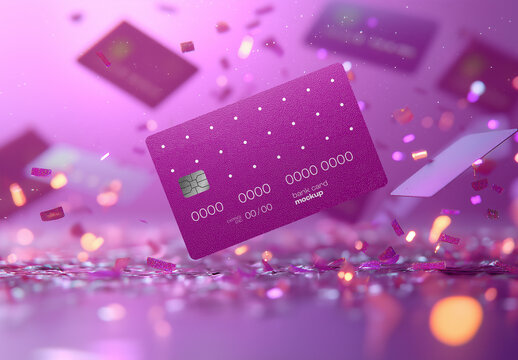 Bank Card Mockup Generated with AI