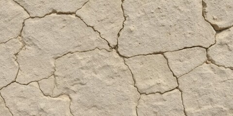 Obraz premium Rough and weathered stone texture with natural cracks and grooves, rough