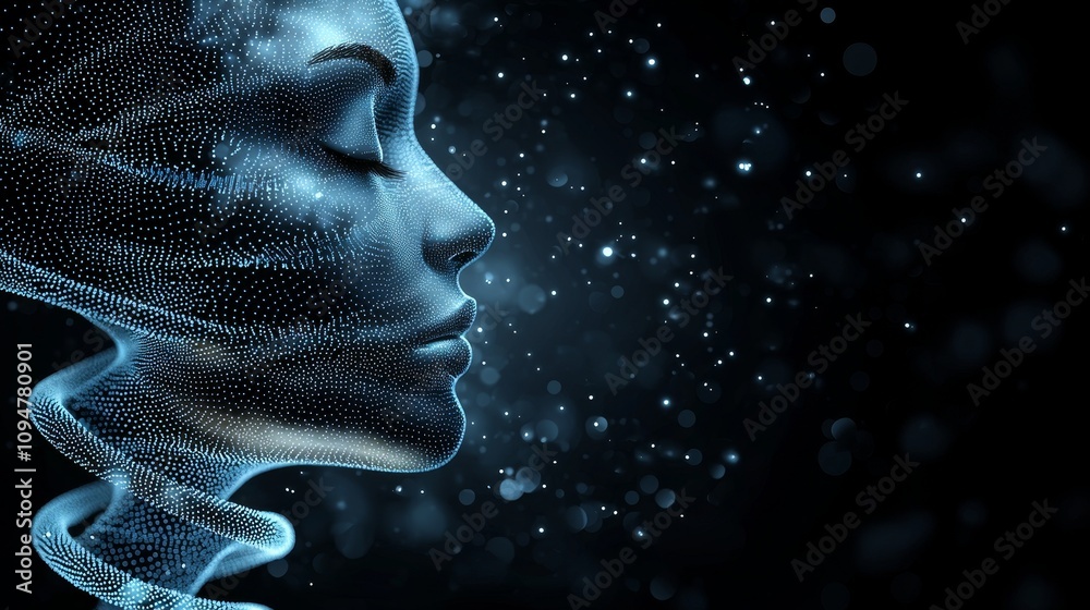 Poster linking people through the internet, nodes are being transformed. social network connections. inform