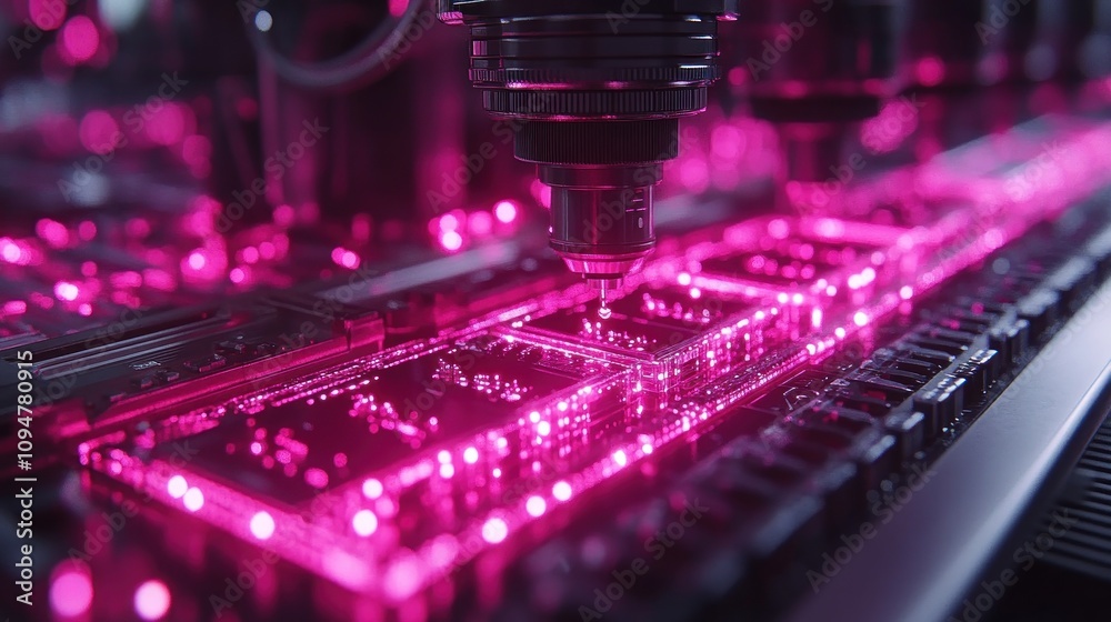 Poster automated microchip production line