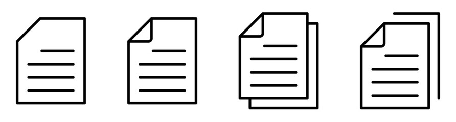 paper sheet, paper document icon
