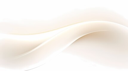 Fototapeta premium digital technology light beige and cream curve wave illustration poster background