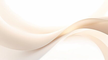 digital technology light beige and cream curve wave illustration poster background