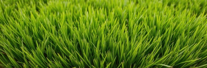 luscious green grass texture background ideal for nature or environmental themes, lush