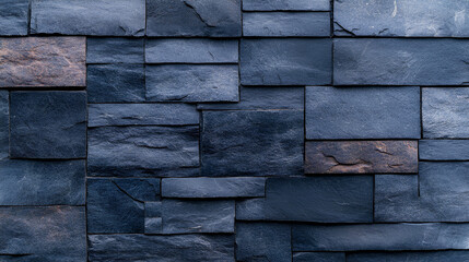 Abstract Dark Brick Wall Texture Background Pattern