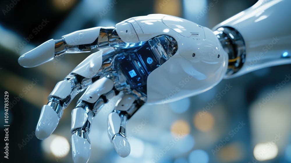 Aufkleber High-tech business solutions using AI, data analytics, and software to streamline processes and improve decision-making