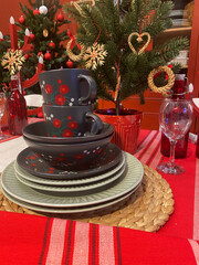 christmas table decoration