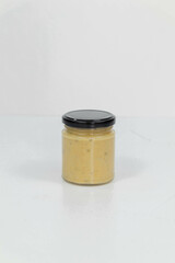 jar of sauce vegan vegetarian healthy fresh snack hummus