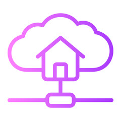 cloud gradient icon