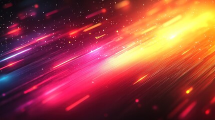 Obraz premium Abstract Background with Neon Lights