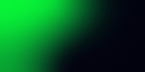 Green gradient background. Grainy dark Green Color gradient abstract background, noise texture effect .Vintage Green Gradient Background for cover .Green metal wall. Illustration. 