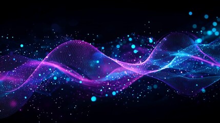 光と幾何学模様