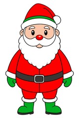 Christmas santa claus with hat