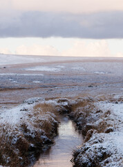 snow covered landscape 