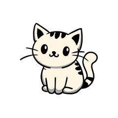 Cat sticker design 