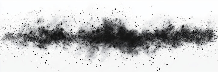 Obraz premium Dotted wave of paint. Grunge line. Noise effect with grain texture. Shape with grain gradient and stipple shadow. Grain gradient and stipple shadow