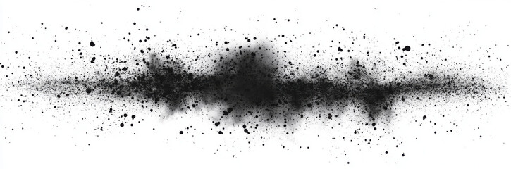 Obraz premium Dotted wave of paint. Grunge line. Noise effect with grain texture. Shape with grain gradient and stipple shadow. Grain gradient and stipple shadow